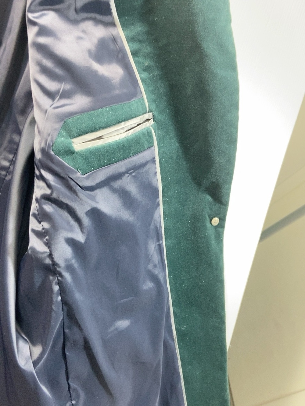 J.Crew Emerald Green Velvet Blazer Women’s Size 16 - Picture 11 of 11